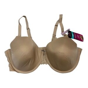 Maidenform‎ TShirt Bra 38D Smartzone Cups Convertible Straps Smooth Cup Nude